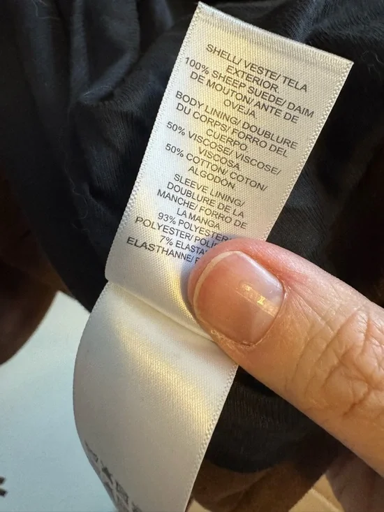 Lucky brand boho fringe leather jacket xl brown western wear - Picture 5 of 10